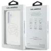 Karl Lagerfeld Rhinestones Karl Head Logo - Case for Samsung Galaxy S25 (Transparent)