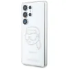 Karl Lagerfeld Rhinestones Karl Head Logo - Case for Samsung Galaxy S25 Ultra (Transparent)