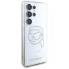 Karl Lagerfeld Rhinestones Karl Head Logo - Case for Samsung Galaxy S25 Ultra (Transparent)