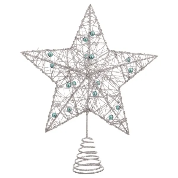 Christmas star Silver Metal 20 x 5 x 25 cm