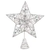 Christmas star Silver Metal 20 x 5 x 25 cm