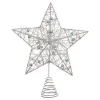 Christmas star Silver Metal 20 x 5 x 25 cm