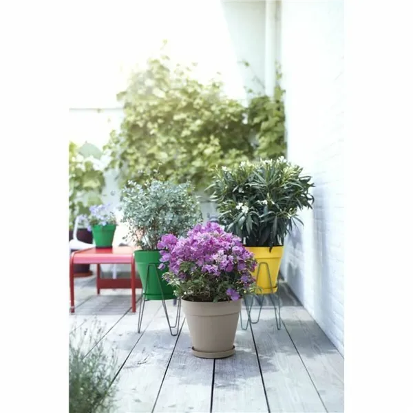 Plant pot Elho Loft Urban 25 Yellow Ø 24,5 x 22,2 cm