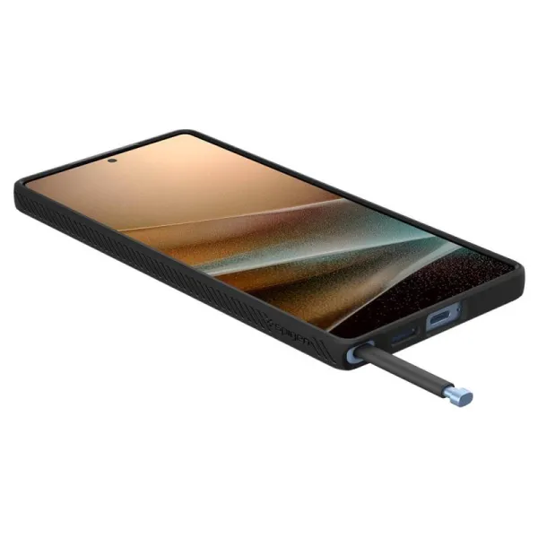 Spigen Liquid Air - Case for Samsung Galaxy S25 Ultra (Matte Black)