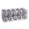 Christmas Baubles Silver Plastic 5 x 5 x 5 cm (20 Units)