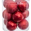 Christmas Baubles Red Plastic 8 x 8 x 8 cm (12 Units)