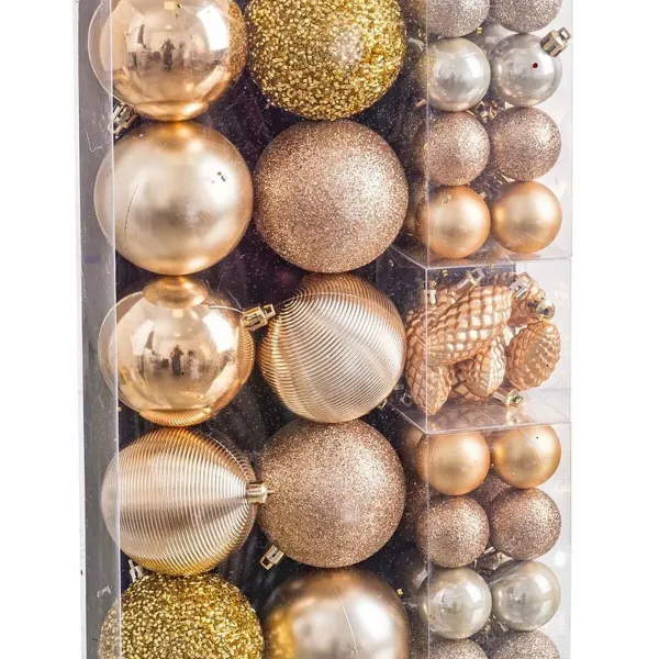 Christmas Baubles Golden (50 Units)