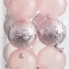 Christmas Baubles Pink 8 x 8 x 8 cm (20 Units)