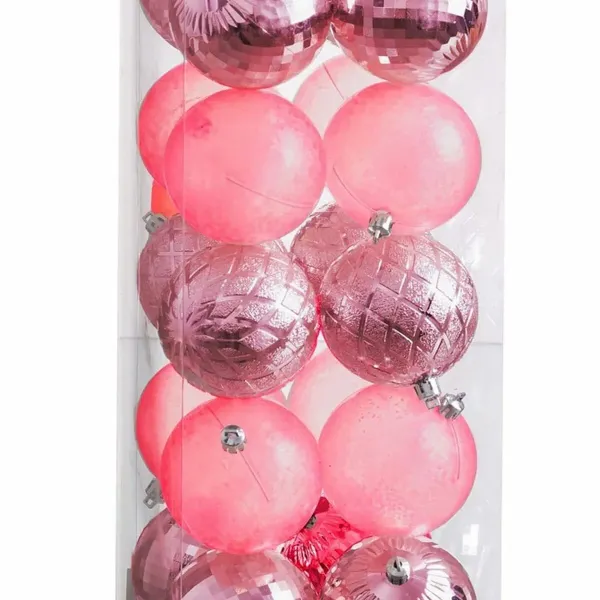 Christmas Baubles Red 8 x 8 x 8 cm (20 Units)