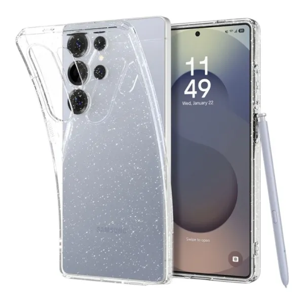 Spigen Liquid Crystal Glitter - Case for Samsung Galaxy S25 Ultra (Transparent)