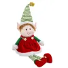 Christmas bauble Multicolour Foam Fabric Girl Elf 40 cm