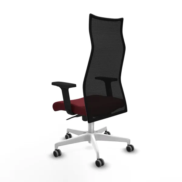Biroja krēsls Piqueras y Crespo B2D026G Sarkanbrūns