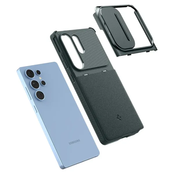 Spigen Optik Armor - Case for Samsung Galaxy S25 Ultra (Abyss Green)