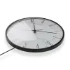 Wall Clock Versa Pendulum Metal Crystal MDF Wood 4,5 x 56 x 29 cm