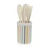 Pot for Kitchen Utensils Versa Jasper Ceramic 10 x 15 x 10 cm