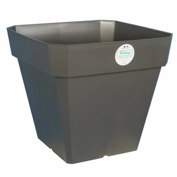 Plant pot Riviera Grey 39 x 39 x 53 cm