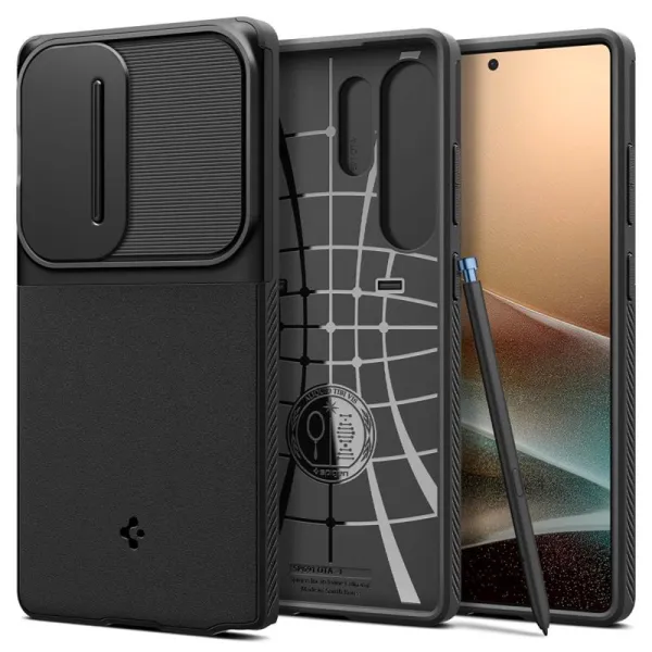 Spigen Optik Armor - Case for Samsung Galaxy S25 Ultra (Black)