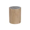 Side table Home ESPRIT Natural Fir MDF Wood 36 x 36 x 45 cm