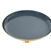 Set of 2 tables Home ESPRIT Blue Golden 40,5 x 40,5 x 48 cm