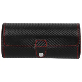 Watch box Springos HA1064, black carbon, organizer with | Buy online — Megaluks