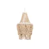 Ceiling Light Home ESPRIT White Brown Wood Metal 25 W 40 x 40 x 70 cm