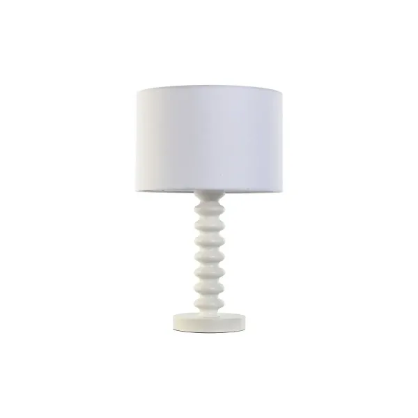 Desk lamp Home ESPRIT White Metal 30 x 30 x 50 cm