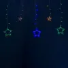 LED Curtain Lights Multicolour Stars