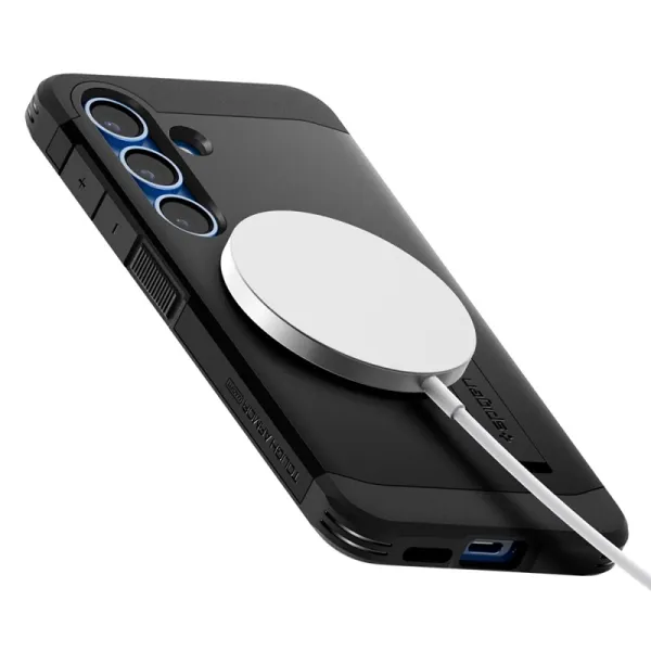 Spigen Tough Armor MagSafe - Case for Samsung Galaxy S25+ (Black)