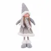 Christmas bauble Grey Multicolour Metal Polyresin Fabric Girl 12 x 9 x 52 cm