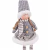 Christmas bauble Grey Multicolour Polyresin Sand Fabric Girl 12 x 9 x 53 cm