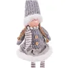 Christmas bauble Grey Multicolour Polyresin Sand Fabric Girl 12 x 9 x 53 cm