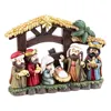 Christmas bauble Multicolour Polyresin Nativity/Bethlehem 21,2 x 5,7 x 16 cm (6 Pieces)