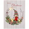 Painting Christmas Multicolour Wood Canvas 30 x 40 x 1,8 cm