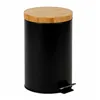 Rubbish Bin Andrea House cc72108 Black Metal 12 L