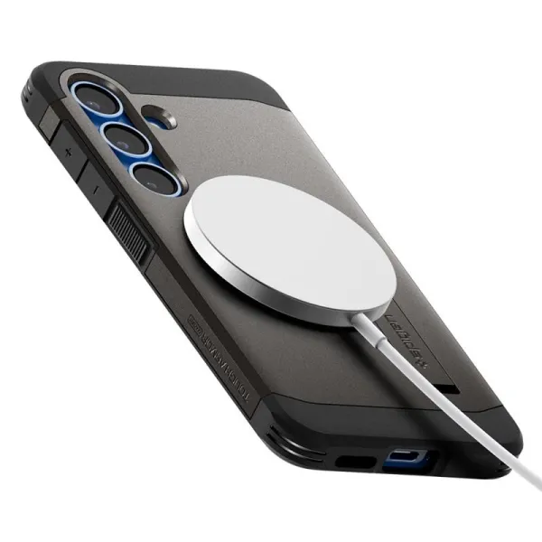 Spigen Tough Armor MagSafe - Case for Samsung Galaxy S25+ (Gunmetal)