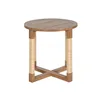 Side table Home ESPRIT Natural Fir MDF Wood 48 x 48 x 50,5 cm