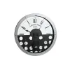 Wall Clock Home ESPRIT Black Silver Metal Crystal Gears 52 x 8,5 x 52 cm