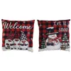 Cushion DKD Home Decor Christmas Multicolour Polyester 40 x 10 x 40 cm (2 Units)