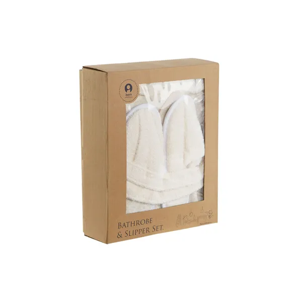 Dressing Gown Home ESPRIT Cream Lady 400 g /m²