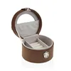 Jewelry box Versa Brown Wood Mirror MDF Wood 11,5 x 8 x 11,5 cm