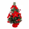 Christmas bauble Red Green Plastic Fabric Christmas Tree 40 cm