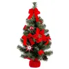 Christmas bauble Red Green Plastic Fabric Christmas Tree 60 cm