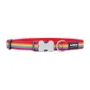 Dog collar Red Dingo STYLE RAINBOW 15 mm x 24-36 cm