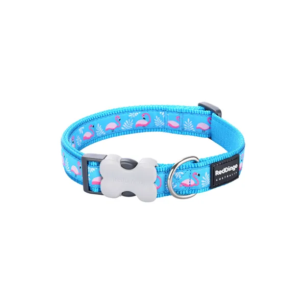 Dog collar Red Dingo STYLE FLAMINGO Turquoise