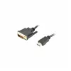 HDMI to DVI adapter Lanberg CA-HDDV-20CU-0018-BK Black 1,8 m