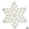 Christmas bauble Star Mother of pearl 31,5 x 32 x 0,1 cm (24 Units)