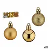 Set of Christmas balls Golden PVC Ø 3 cm (12 Units)