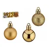 Set of Christmas balls Golden PVC Ø 3 cm (12 Units)