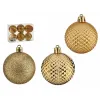 Set of Christmas balls Ø 6 cm Golden PVC (12 Units)