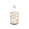 Bottle White Transparent 18 x 38 cm Decorative (4 Units)